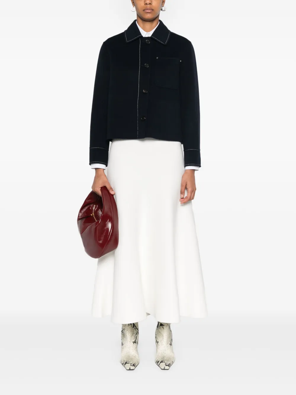 'S Max Mara Jaqueta Wolf com abotoamento | Jaqueta oversized | Image 2