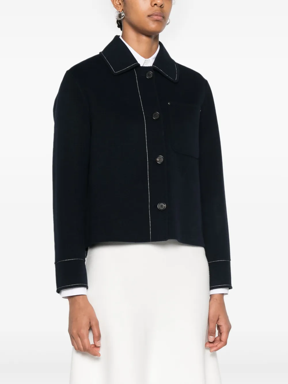 'S Max Mara Wolf jack Blauw