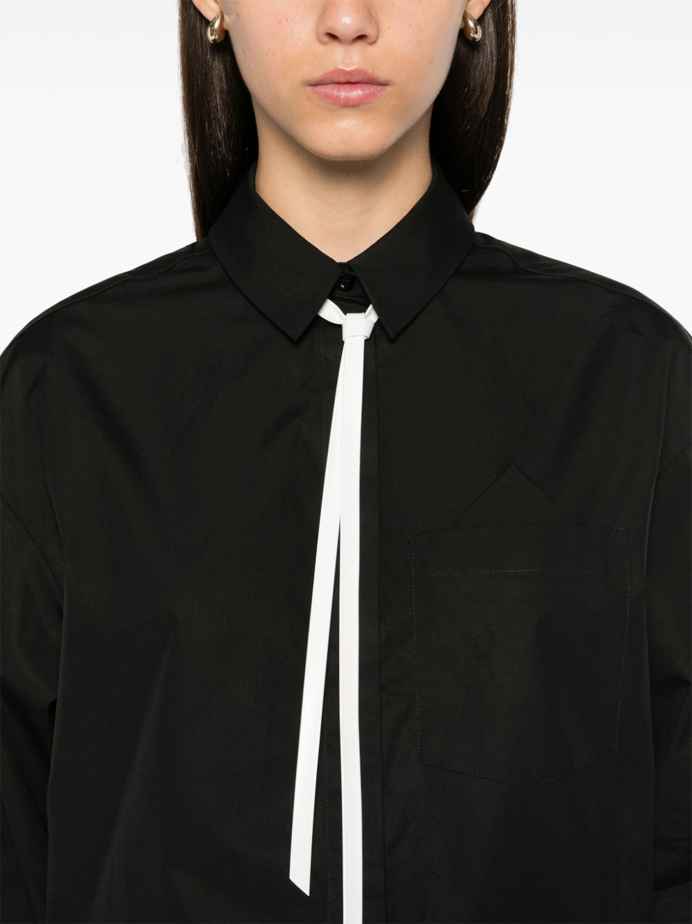 Shop Sportmax Gesso Shirt In 003 Nero