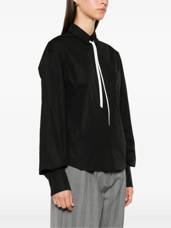 Tシャツ・カットソー SPORTMAX FW24 'Gesso' shirt (GESSO 003) Sportmax Gesso Shirt | Black | FARFETCH UK