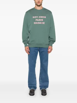 ★DROLE DE MONSIEUR★ロゴ プリント スウェットシャツ Drôle De Monsieur メンズ スウェットシャツ通販 - FARFETCH
