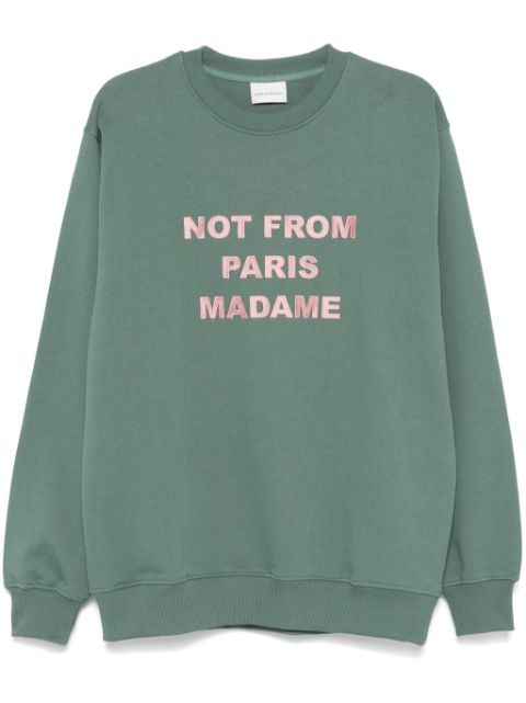 Drôle De Monsieur slogan-print sweatshirt