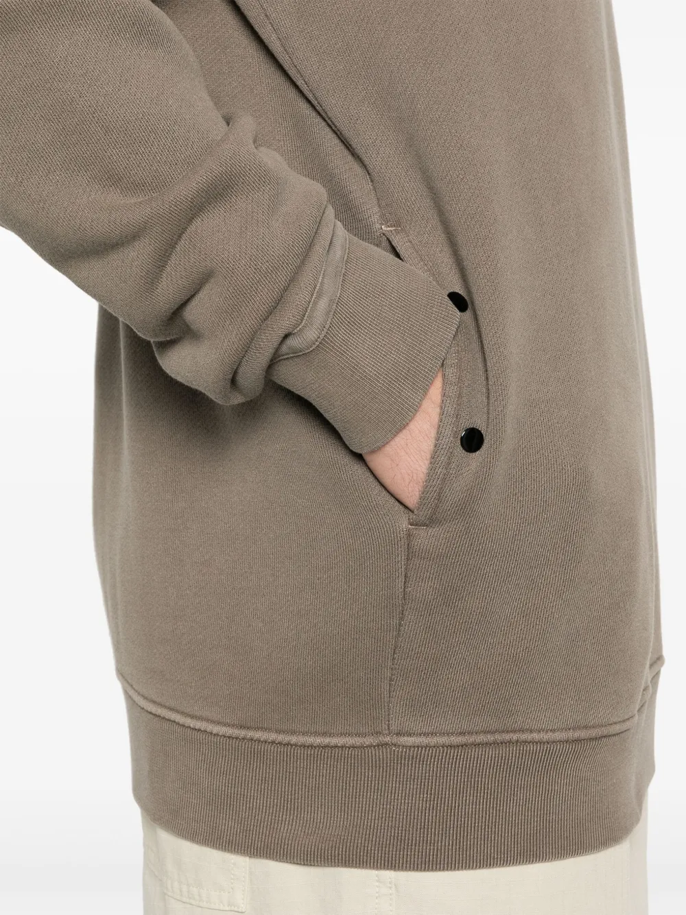 Stone Island Sweater met Compass-logopatch Groen