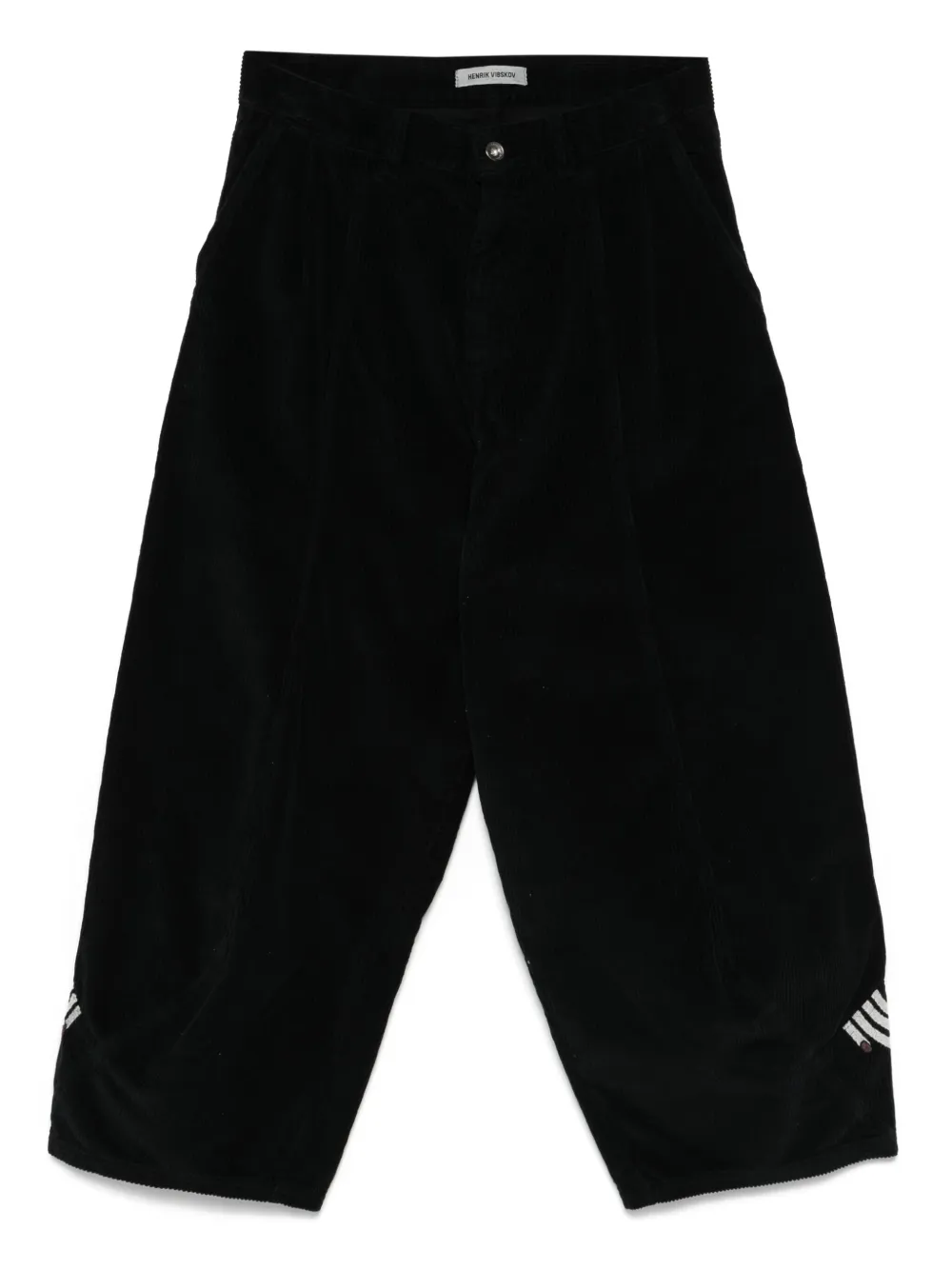 Henrik Vibskov Mojave Hose aus Cord | Schwarz | Image 1