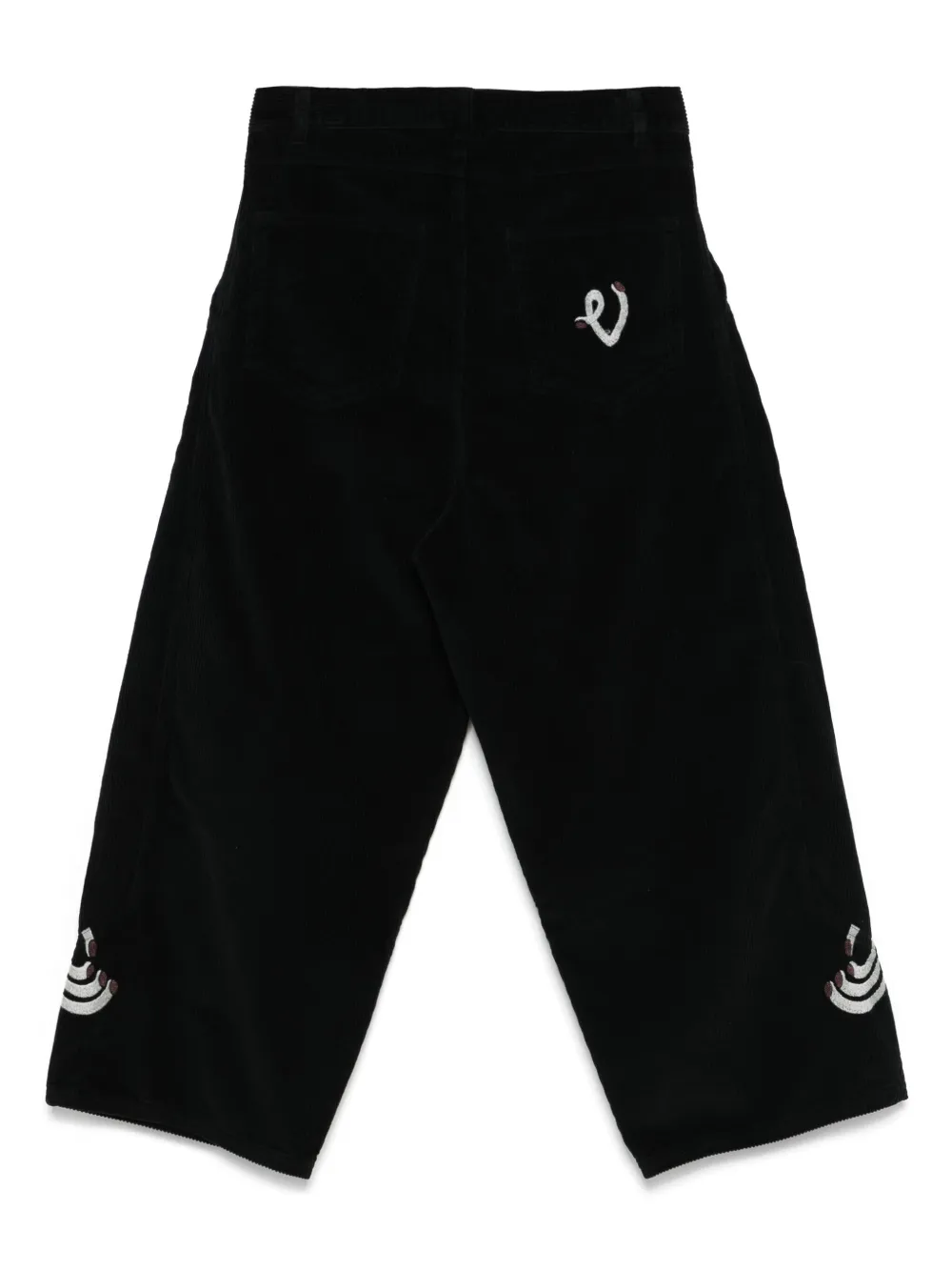 Henrik Vibskov Mojave corduroy trousers - Zwart