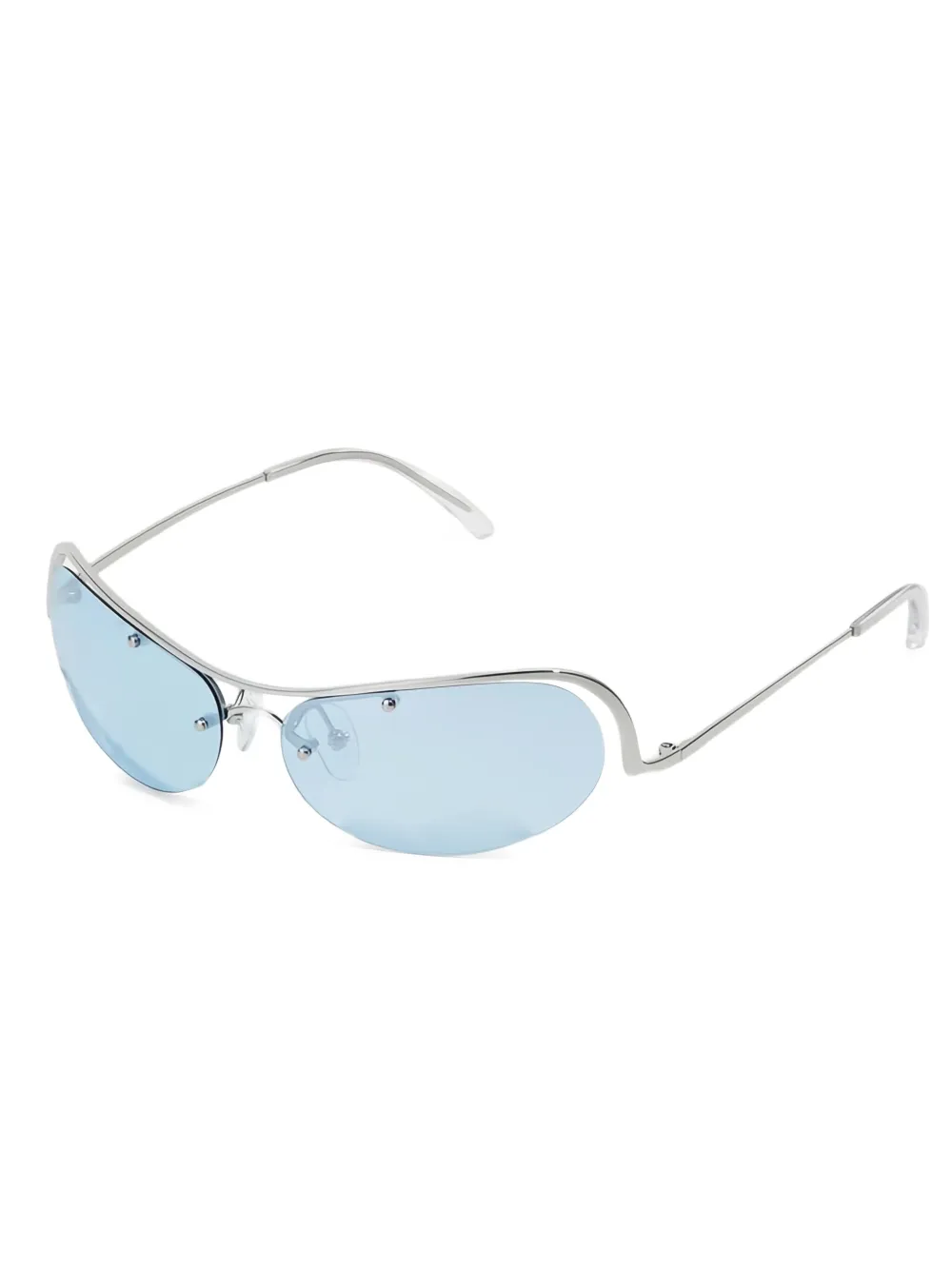 Henrik Vibskov Lana oval-frame sunglasses - Argento
