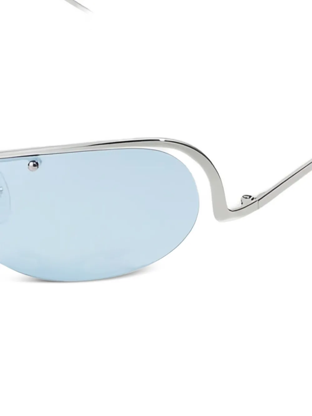 Henrik Vibskov Lana oval-frame sunglasses - Zilver