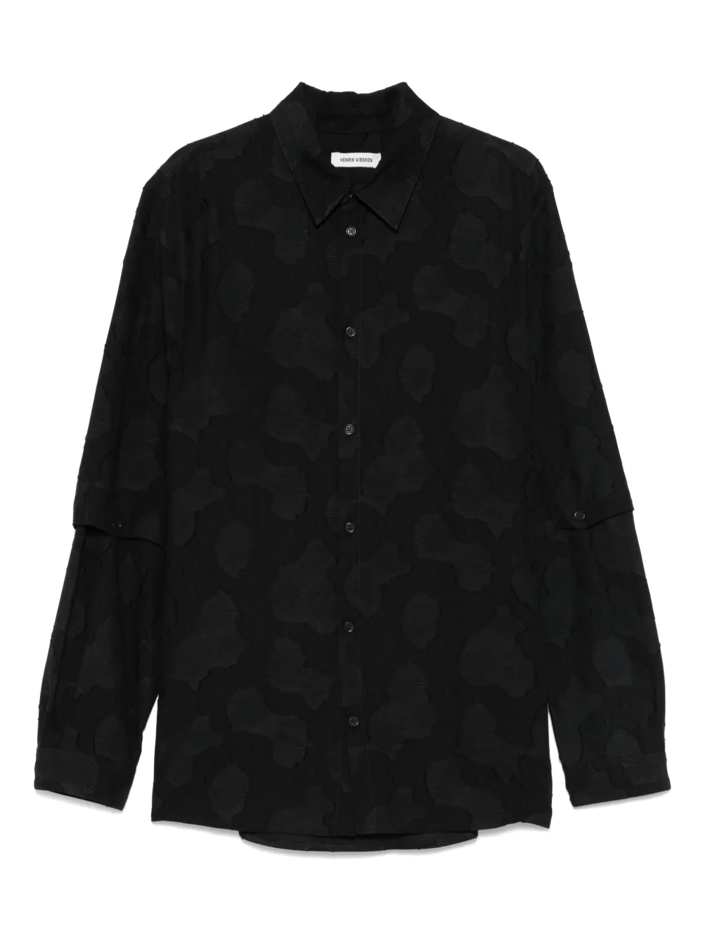 Henrik Vibskov camisa texturizada | negro | Image 1