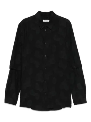 HENRIK VIBSKOV ネイビー フリンジジャケット Henrik Vibskov Jackets for Men | Online Sale up to 64% off