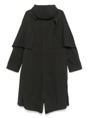 【関税込み】Henrik Vibskov ネイビー Dawn コート Henrik Vibskov Dawn single-breasted Coat | Blue | FARFETCH