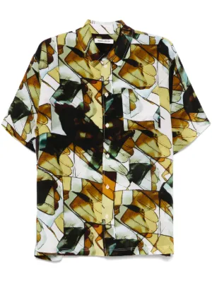 Henrik Vibskov Transfered グラフィック シャツ | ブルー | FARFETCH JP