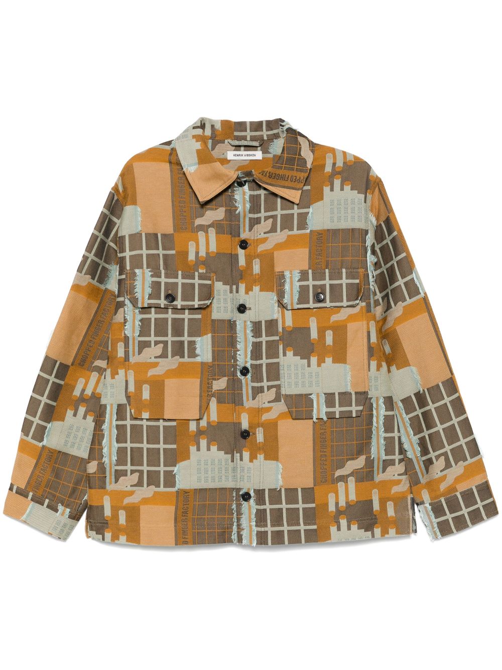 Henrik Vibskov Field shirt - Brown