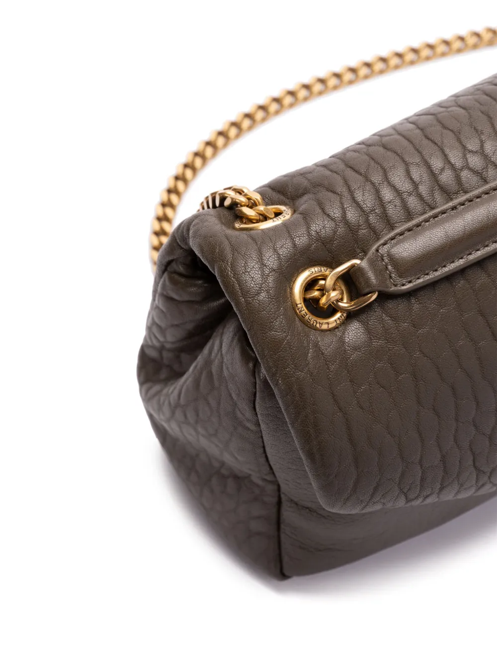 Saint Laurent Gray Lamb Leather Shoulder Bag main image 1