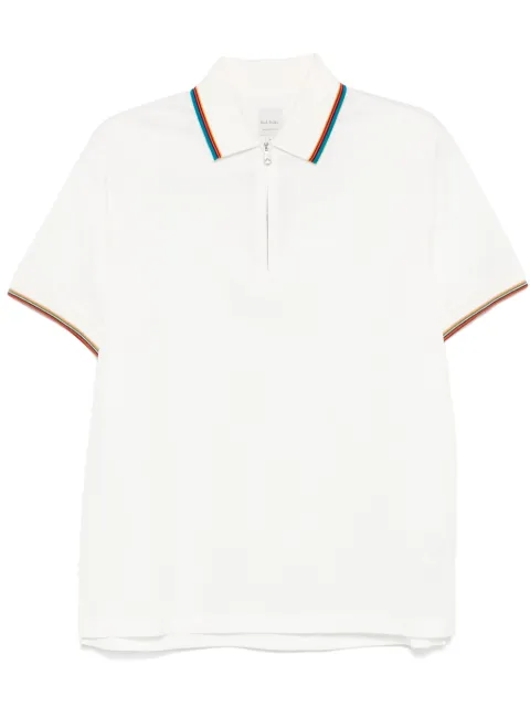 Paul Smith playera tipo polo con ribete de rayas