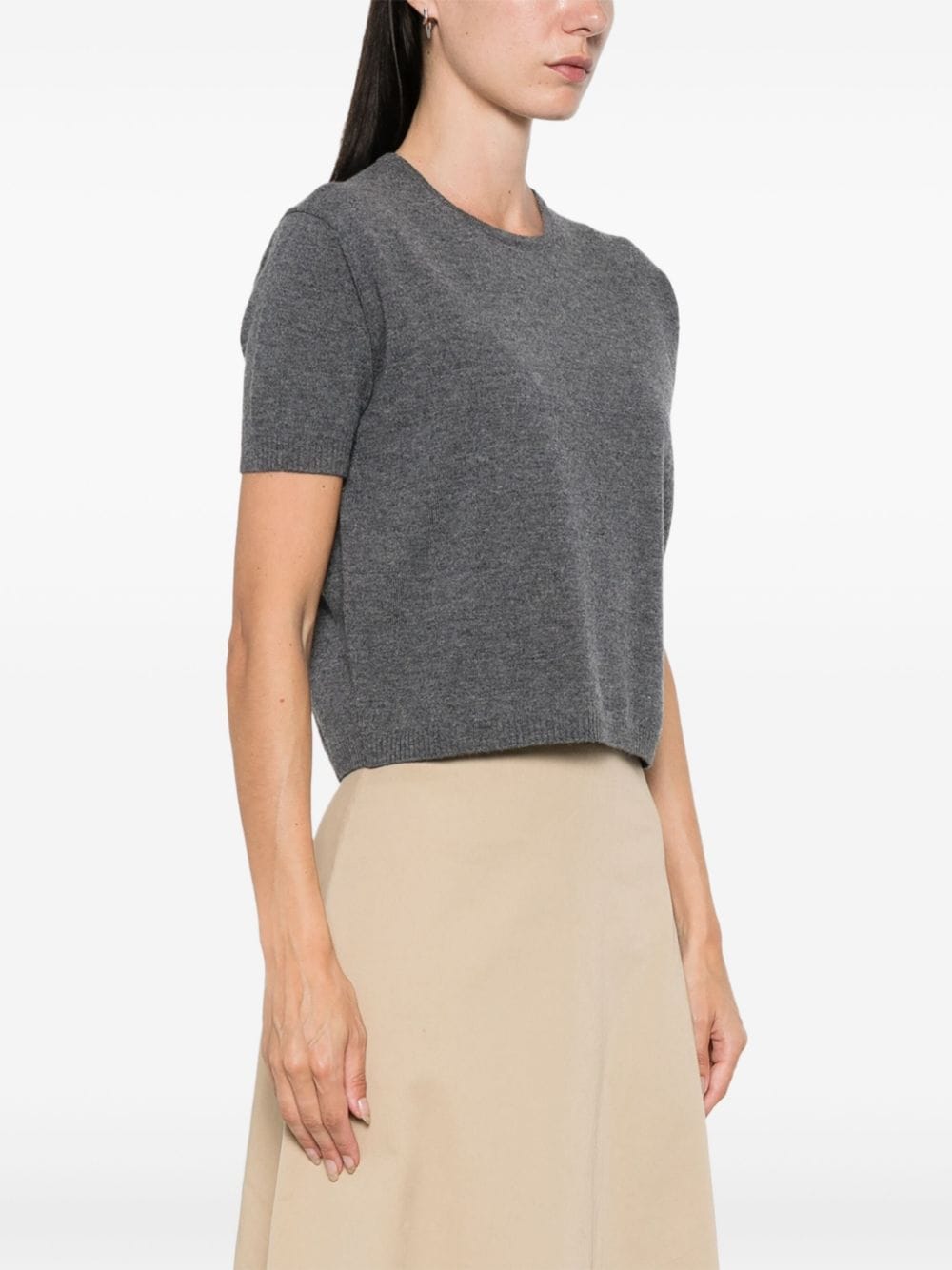 Shop N°21 Wool Top In Grey