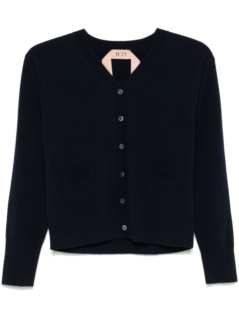 Nº21 Cardigan crop - Blu