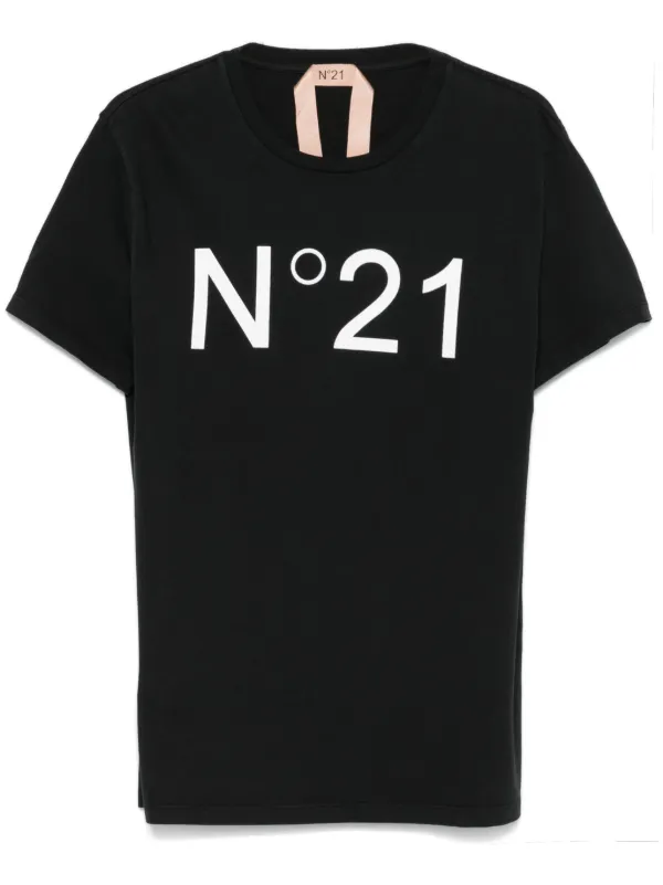 Nº21 logo-print T-shirt | Black | FARFETCH