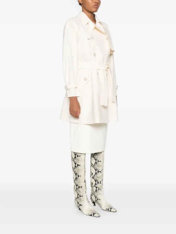 コート MAX MARA Women Coats 2511081021008 White Max Mara Zagara Trench Coat | White | FARFETCH
