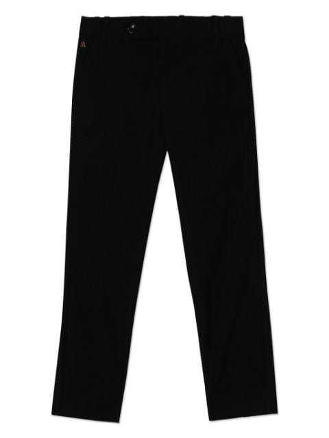 MAISON AVA logo-embroidered trousers