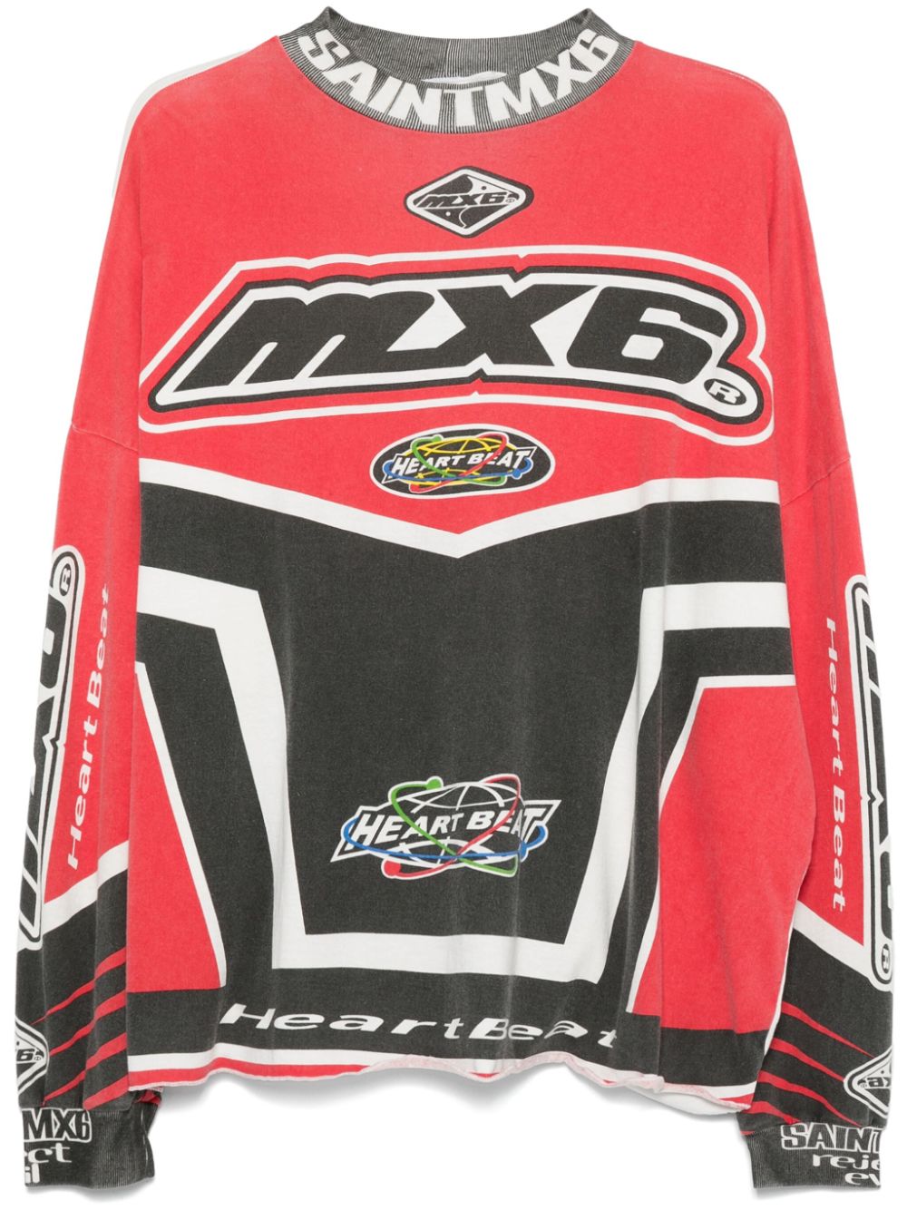 SAINT MXXXXXX MX6 T-shirt - RED