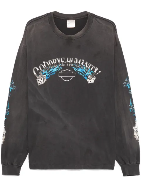SAINT MXXXXXX slogan-print T-shirt