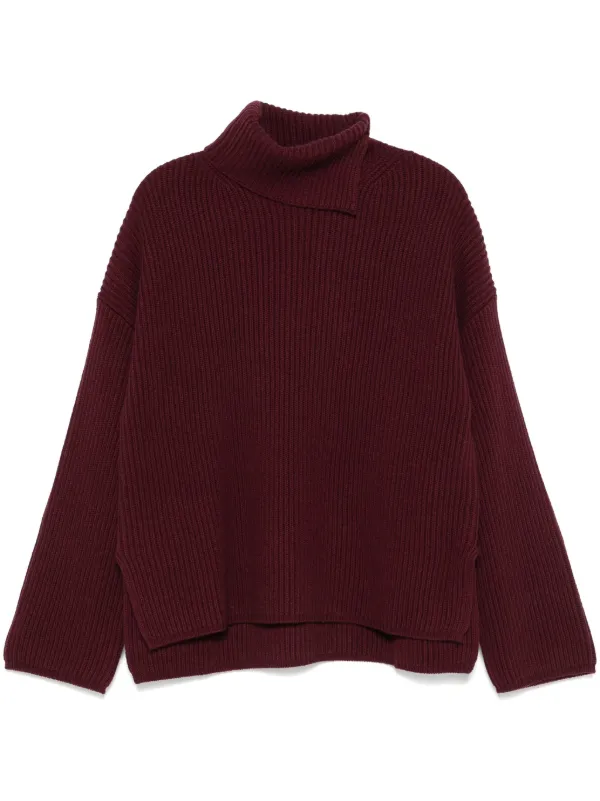 JOSEPH High Neck Sweater Red FARFETCH EG