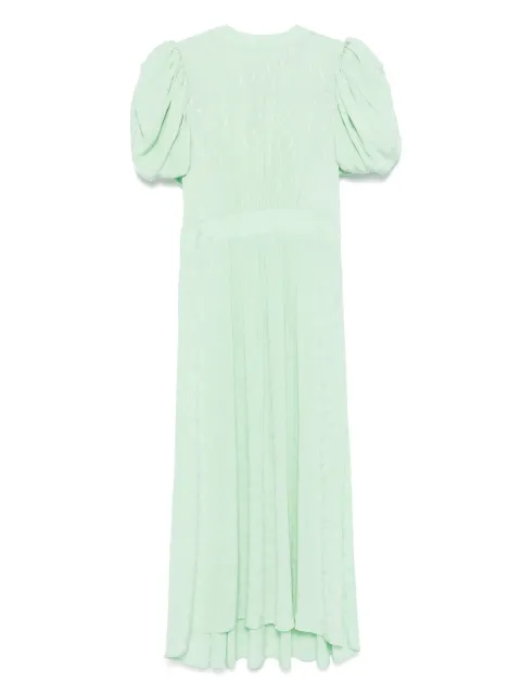 ROTATE BIRGER CHRISTENSEN floral-jacquard midi dress
