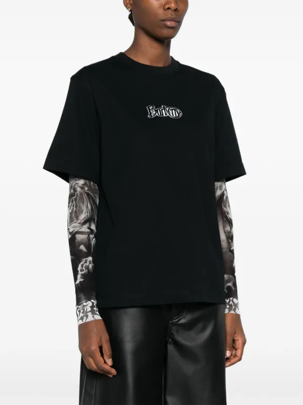 極美品　BURBERRY キッズ12Y(152cm) ロゴTシャツ ブラック キッズ BURBERRY ブラック Tシャツ 12Y - メルカリ