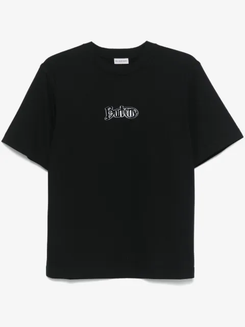 Burberry playera con logo afelpado