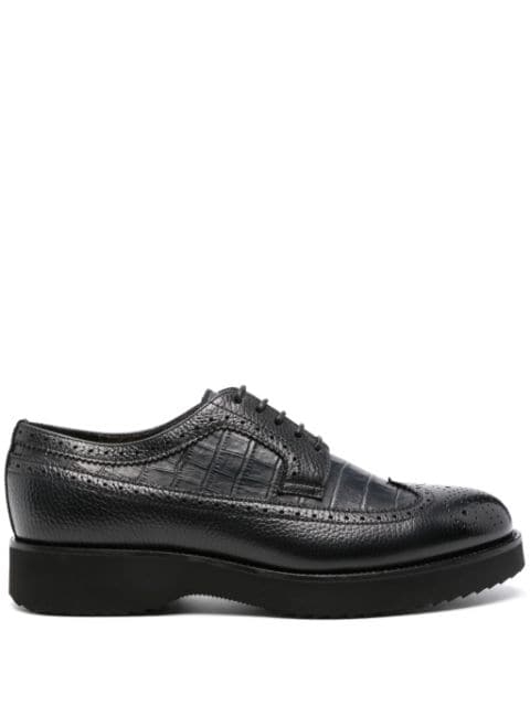 Doucal's crocodile-effect brogues