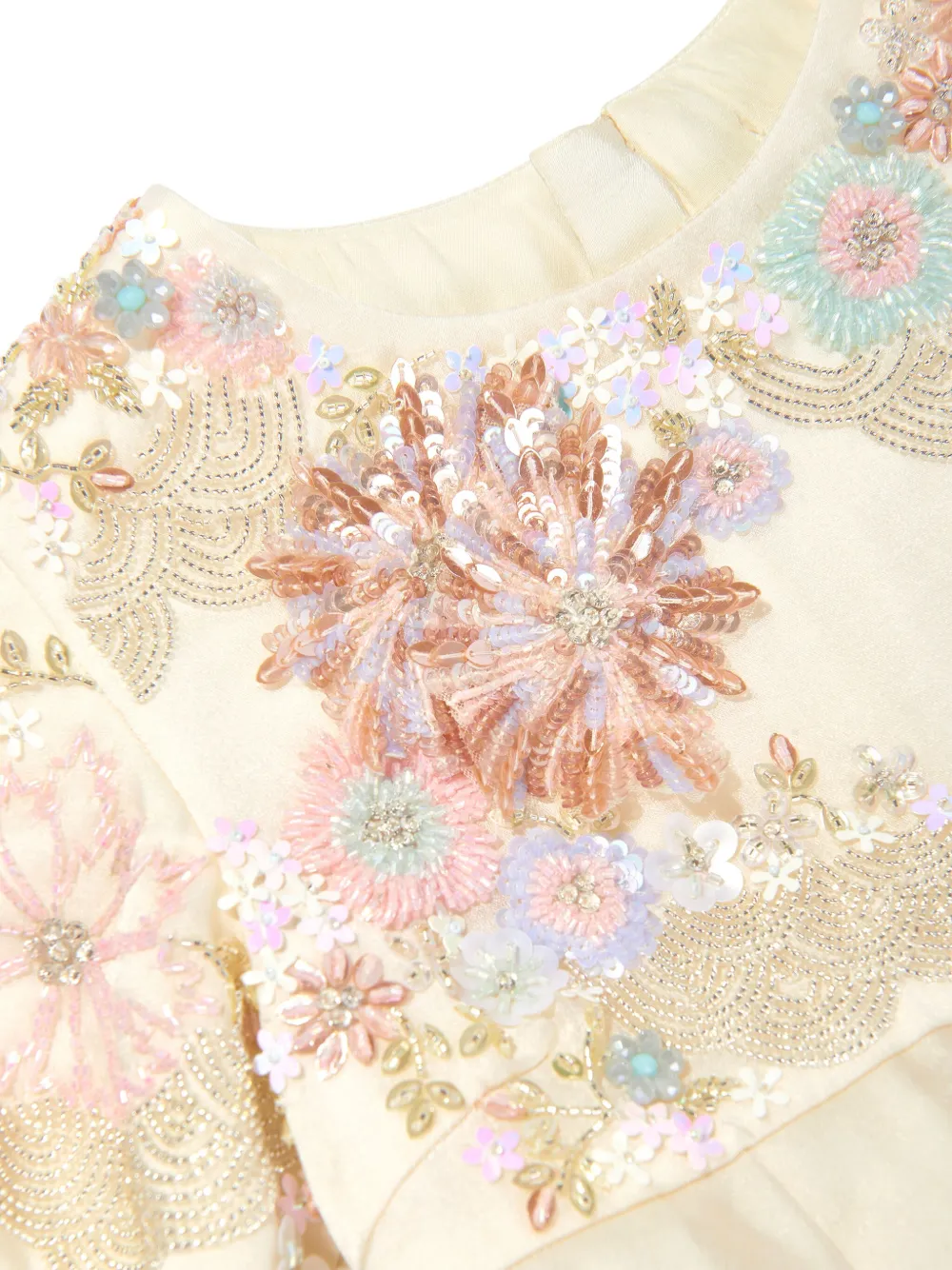 MAISON AVA Delphine jurk Beige