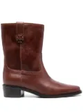 Tory Burch 40mm Double T-motif boots - Brown