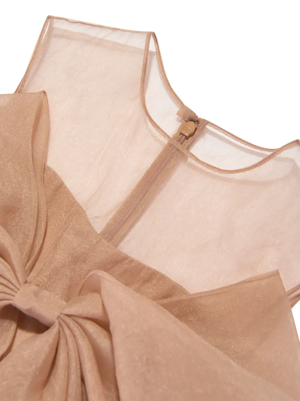 Shop Maison Ava Linette Ruffle Bow Dress In Pink