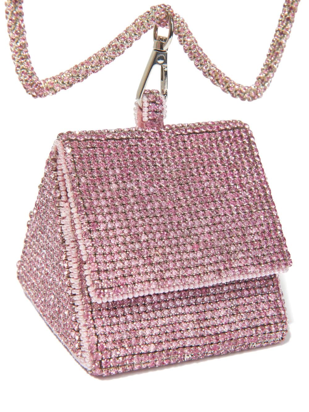 MAISON AVA Shopper verfraaid met strik - Roze