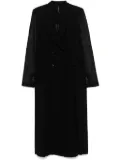 Masnada Mil long coat - Black