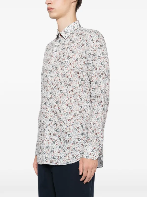 Tシャツ・カットソー Paul Smith MENS S/C TAILORED FIT SHIRT Paul Smith Tailored Fit Shirt | White | FARFETCH
