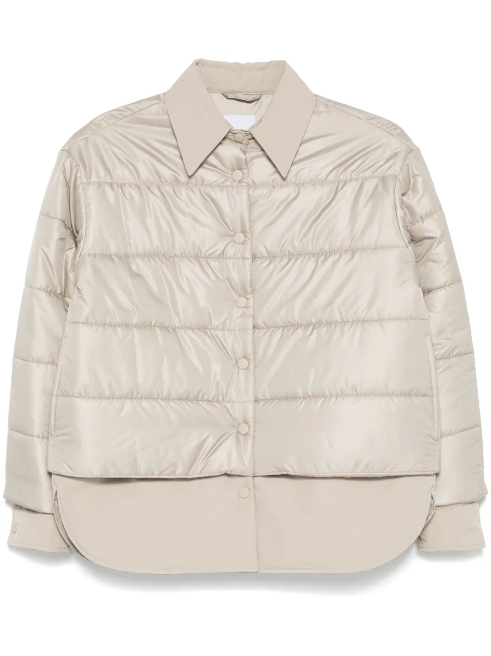 ASPESI Jayla puffer shirt | Neutrals | Image 1