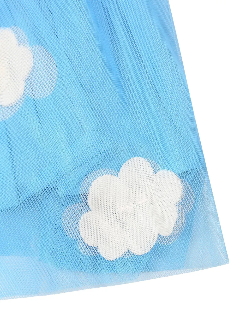 Stella McCartney Kids Clouds tulen jurk Blauw