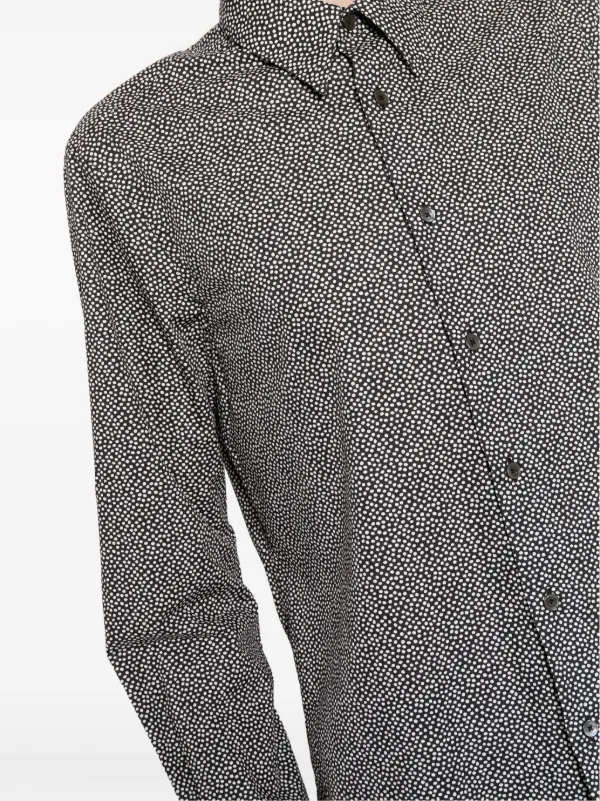 Paul Smith Polka Dot Cotton Shirt | Black | FARFETCH HK