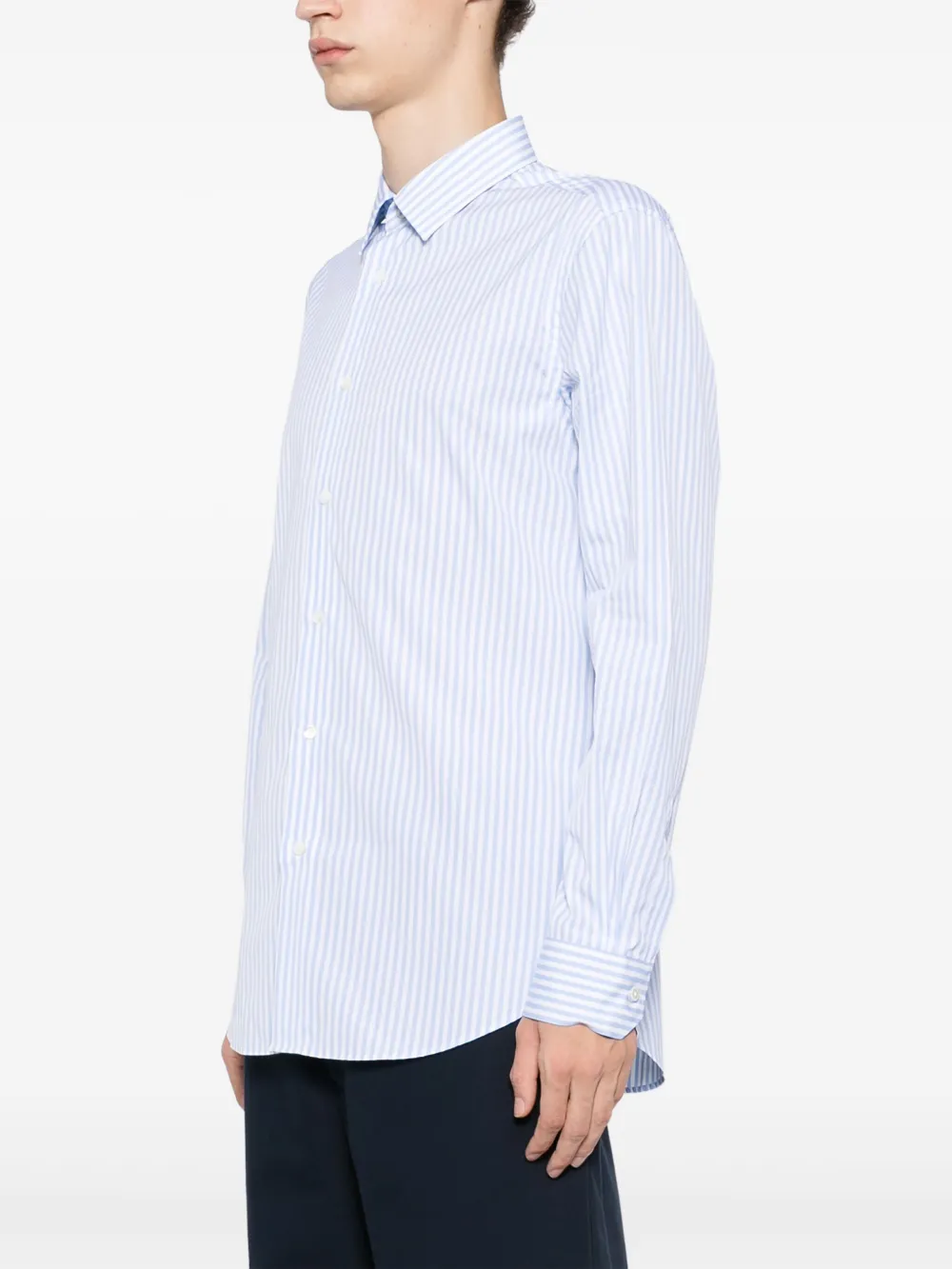 Paul Smith Gestreept overhemd Blauw