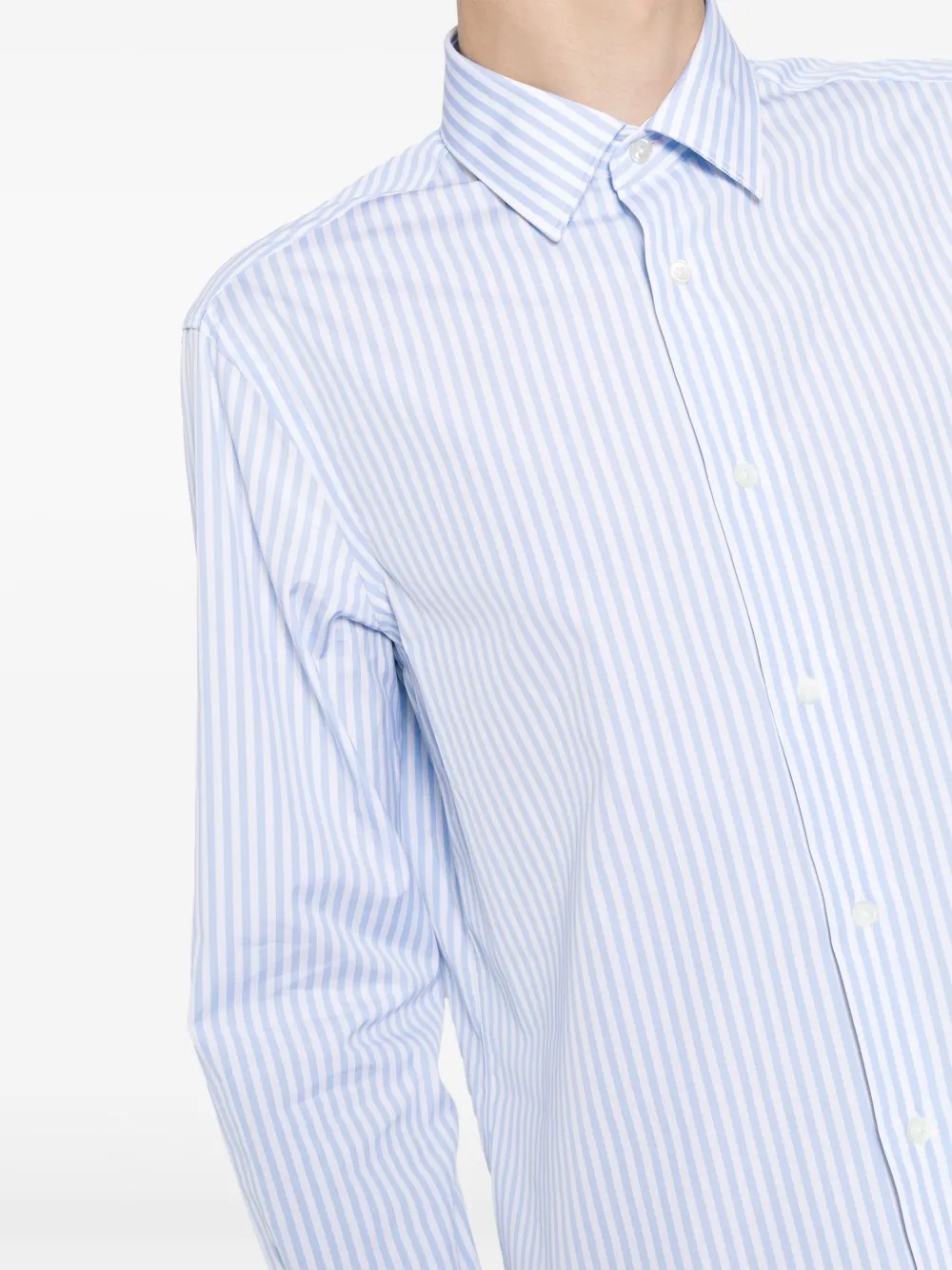 Paul Smith Gestreept overhemd Blauw