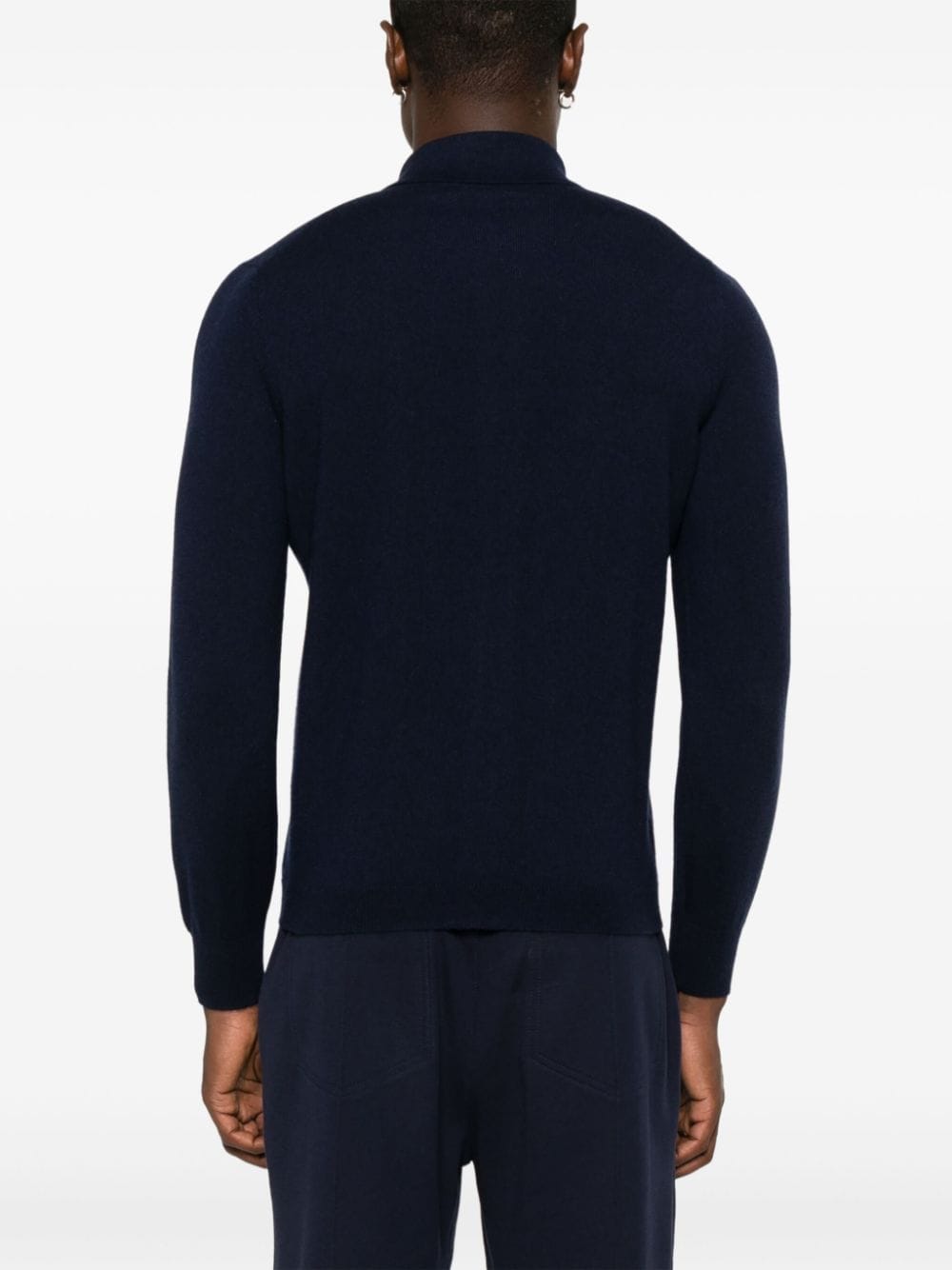 Shop Brunello Cucinelli Cashmere Cardigan In Blue