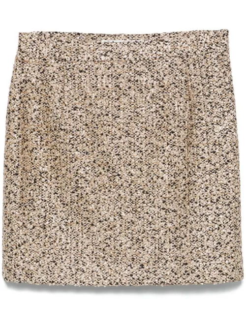 Minijupe en tweed - Alessandra Rich - Modalova