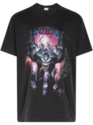 ☆ KITH x Marvel ‘Symbiote’ vintage tee コラボTシャツ ☆ Buy Kith x Marvel Symbiote Vintage Tee 'Black' - KHM032510
