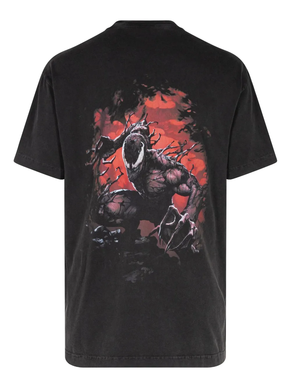 KITH x Marvel Symbiote vintage T-shirt - Zwart