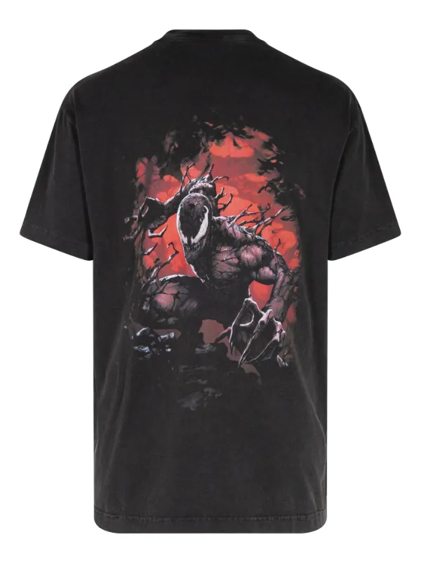 KITH x Marvel Symbiote Vintage T-shirt | Black | FARFETCH