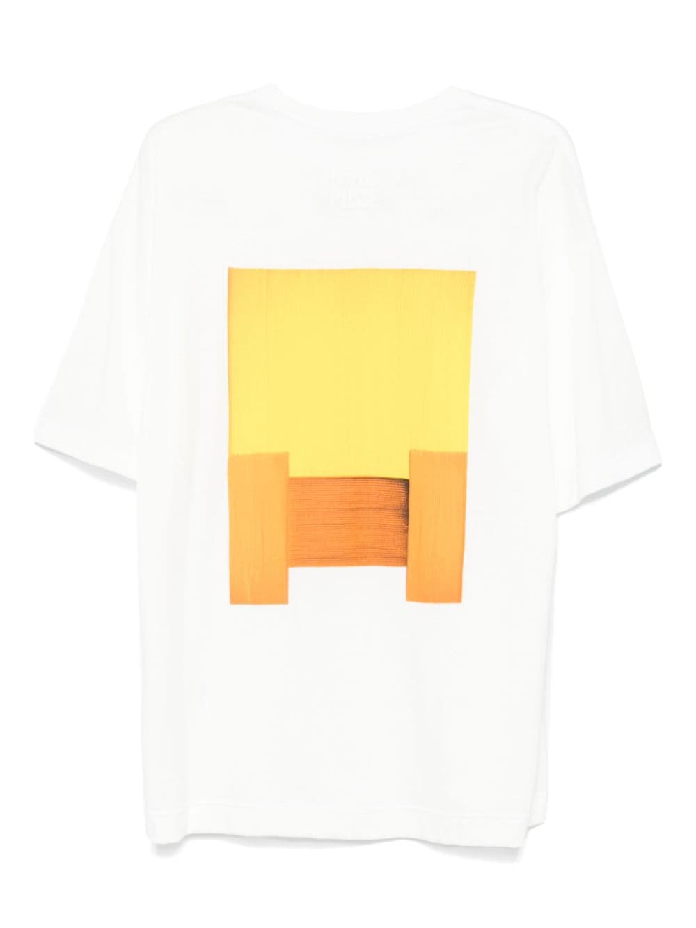 Homme Plissé Issey Miyake T-shirt met grafische print - Wit