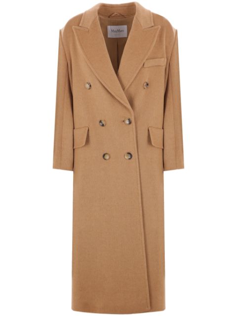 Max Mara double-breasted camel coat Women