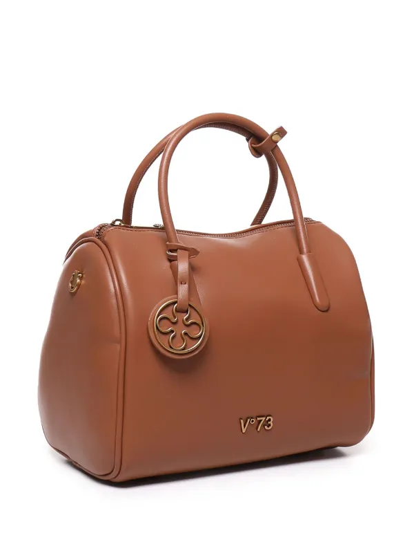 V°73 logo-charm Tote Bag | Brown | FARFETCH ID V°73 logo-charm Tote Bag | Brown | FARFETCH ID