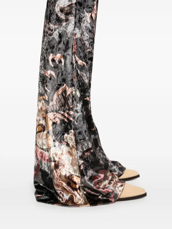 【ETRO】マルチカラー フローラル プリント フレア パンツ ETRO フローラル パンツ | マルチカラー | FARFETCH JP